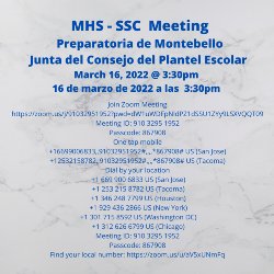 SSC Meeting